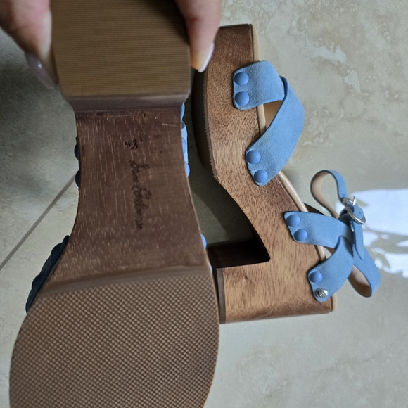 Sam Edelman Josefine sandals with wood platform heels, Size 8.5 - Picture 6 of 8